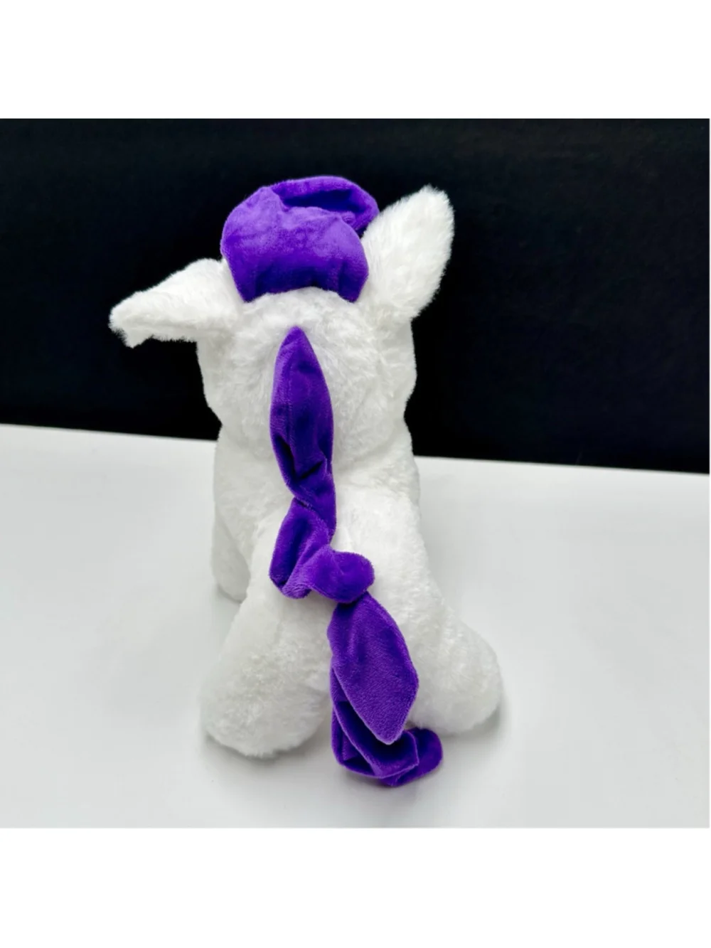 My Little Pony Fakey Plush Stuffed Animal White 6” Embroidered Eyes Unbranded